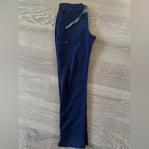 EUC*Figs Yola Scrub Skinny Pants~Navy Blue-Small